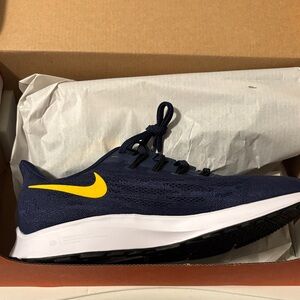 Michigan Nike Pegasus Shoes size 9